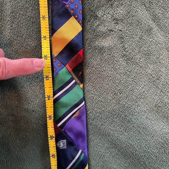 J. Crew Multicolor Plaid Belt with Tortoise Buckle See Pictures and Read S/M 40” - Picture 15 of 16